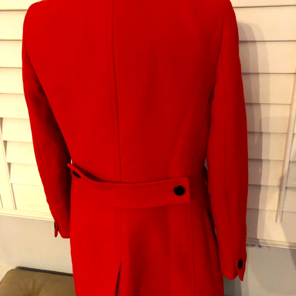 j.crew Italian double cloth wool coat peach size 6